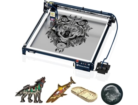 SCULPFUN S30 Ultra de 22W Máquina de corte láser con área de trabajo de 600x600 mm con asistencia automática, motor paso a paso mejorado de 42 bits...