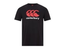 Camiseta de Niños para Rugby CANTERBURY Logotipo Negro (10 años)