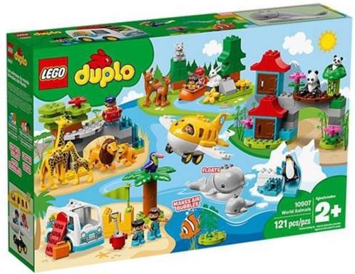 LEGO Duplo: Animales del mundo - 10907 (Edad Mínima: 2 - 121 Piezas)