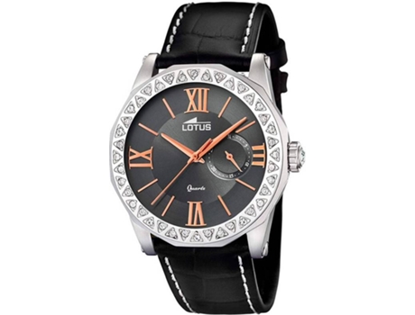 Reloj LOTUS Mujer (Piel - Negro)