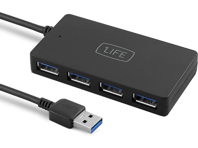 1life Usb Hub 4 1ifeusbhub4 3.0 puertos windows xpvista7810 mac os 10.x linux 4ptos usb3.0