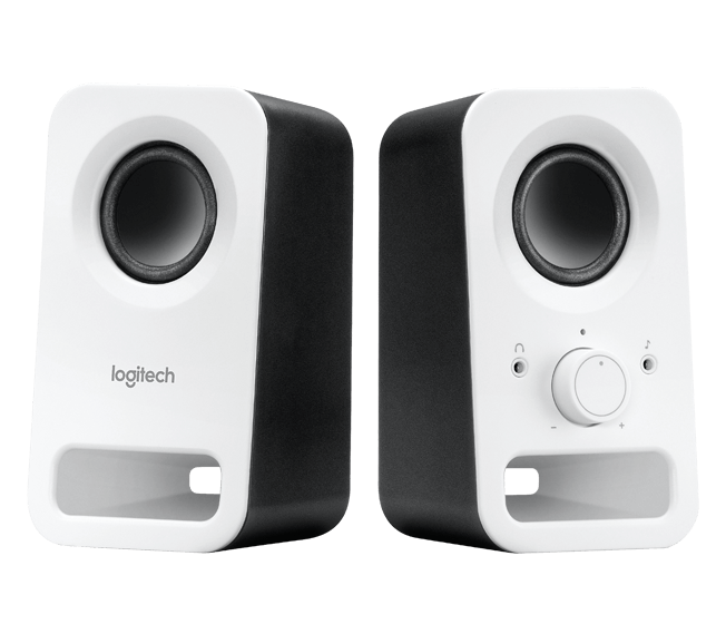 Altavoces 2.0 LOGITECH Z150 blanco (PC - 3 W - Control de volumen)