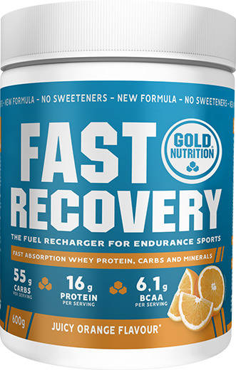 Proteína Whey GOLDNUTRITION Fast Recovery Orange (Polvo Soluble - 600 gr)