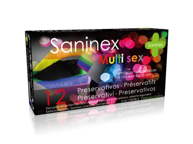 Preservativos SANINEX Multisex (12 un)