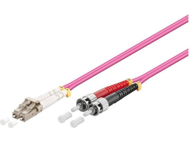 Cable de Fibra Óptica ALCASA (50 cm - Morado)