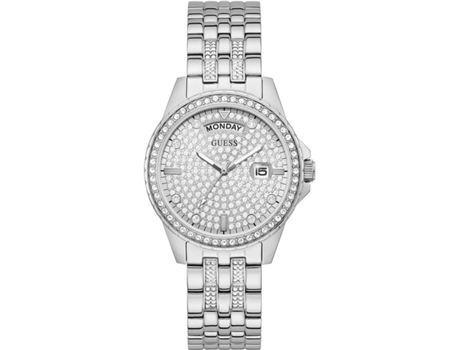 Reloj GUESS Mujer (Acero Inoxidable - Plateado)