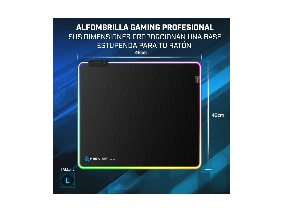 Alfombrilla Gaming NEWSKILL Themis Pro RGB Cordura Mousepad