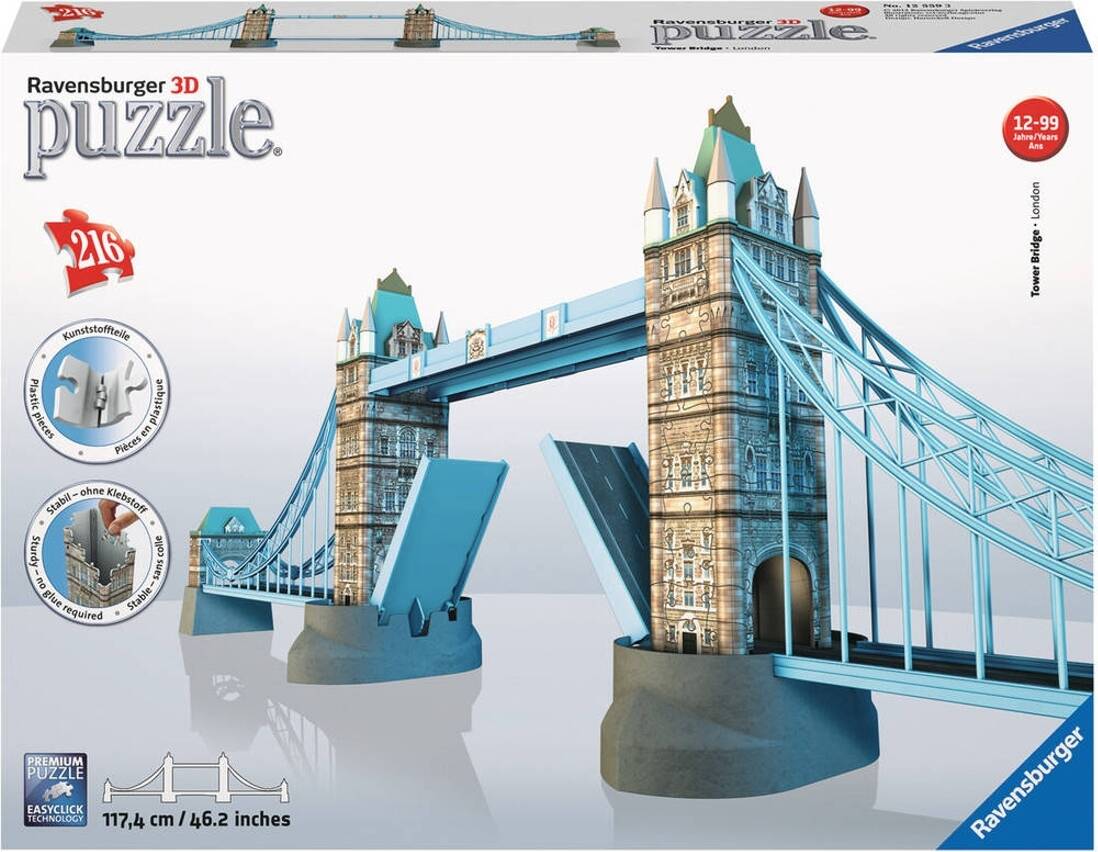 Puzzle 3D RUNADRAKE Torre de Londres (Edad Mínima: 12 - 216 Piezas)