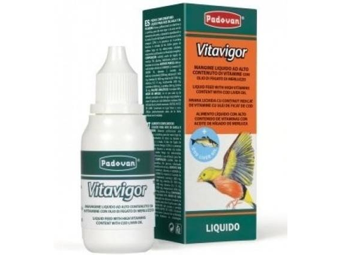 Complemento Alimenticio para Aves PADOVAN Polivitamínico con Aceite de Hígado (30ml)