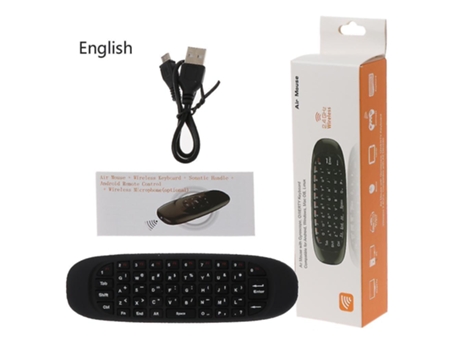 Mando TV CROWNED (C120 Fly Mouse Sech Mic 2.4G Mini Wireless Keybod Pc)