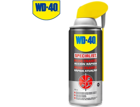 Wd40 Specialist Spray penetrante 400ml de baja tensión superficial y libera piezas oxidadas pulverizador doble amplio preciso 360º 400 34383