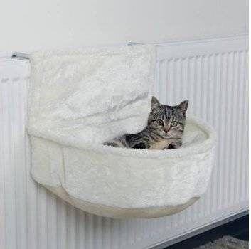 Cama para Gatos TRIXIE Con Soporte (Blanco - 13x45x33cm - Metal)