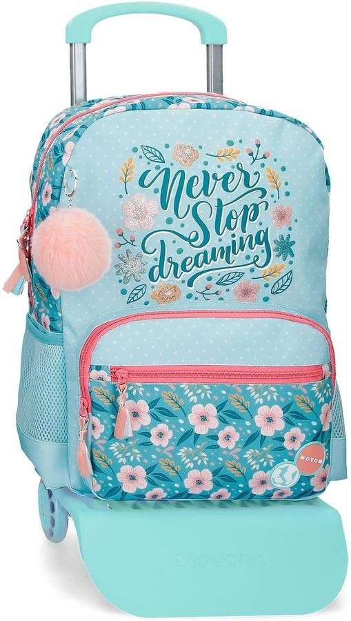 Mochila con Ruedas MOVOM Never Stop Dreaming Azul (31x42x13 cm)