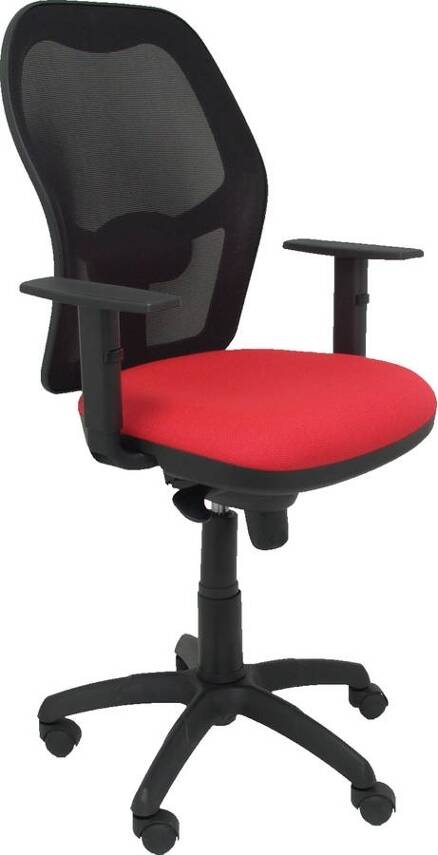 Silla de Escritorio Operativa PYC Jorquera Rojo N (Brazos Ajustables - Malla)