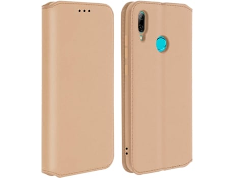 Funda Huawei P Smart 2019/10 Lite AVIZAR Cartera Soporte Dorado