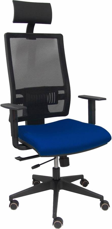 Silla Operativa PYC Horna Cabec Azul (Brazos Ajustables - Malla)