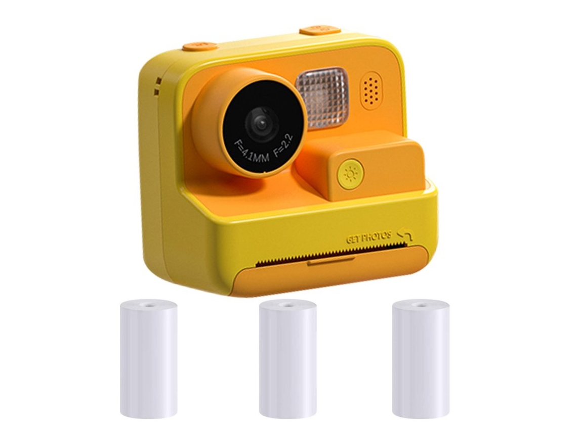 1080p Hd Niños Cámara de impresión instantánea para niños Cámara Polaroid  con papel fotográfico térmico Foto instantánea
