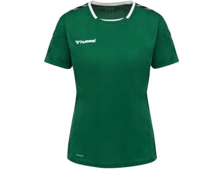 Camiseta de Mujer para Fútbol HUMMEL Authentic Poly Verde (XS)