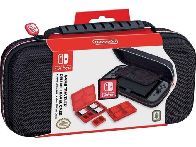 RDS Nintendo Switch Game Traveler Deluxe Travel Case negro (NNS40)