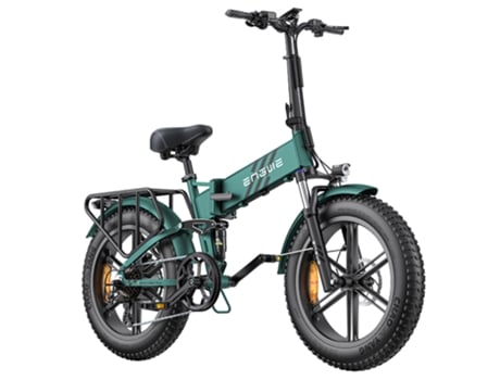 Bicicleta eléctrica ENGWE ENGINE Pro 2.0 75Nm Torque 25km/h Shimano 8 velocidades Verde