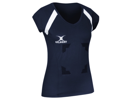 Camiseta de Mujer GILBERT Netball Korfball Multicolor Negro (M)