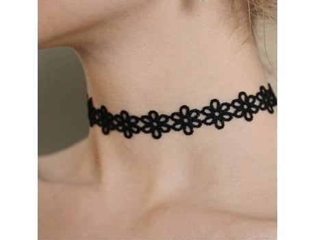 Collar de gargantillas negras de 10 pcs para mujeres, Black Classic Velvet Stretch Gothic