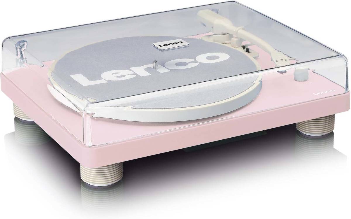 Tocadiscos LENCO LS 50 Rosa (Manual - Correa - Velocidad: 33 1/3 - 45 - 78)