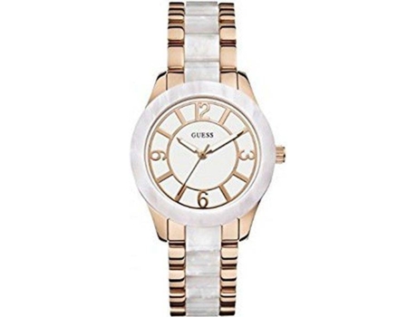 Reloj GUESS W0074L2 Mujer (Acero - Blanco)