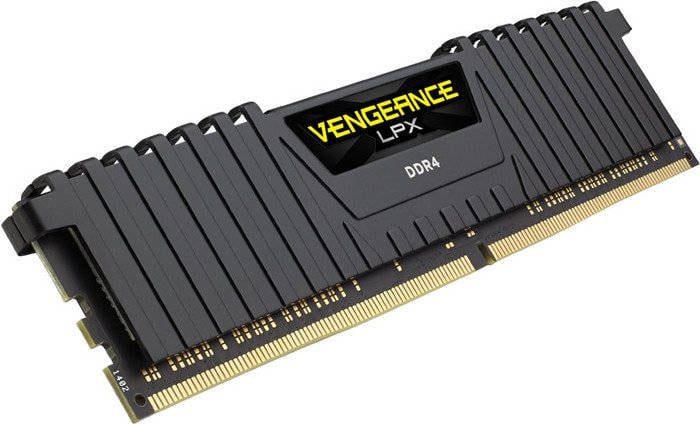 Memoria RAM DDR4 CORSAIR CMK16GX4M1A2666C16 (1 x 16 GB - 2666 MHz - CL 16 - Negro)