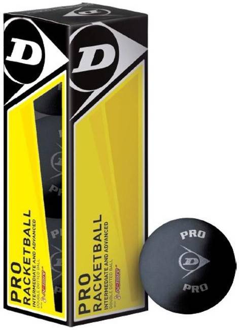 Pelota de Racketball DUNLOP Pro (3un)