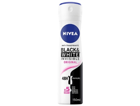 Desodorante Spray Black & White Invisible Original NIVEA