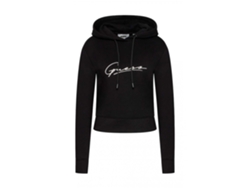 Sudadera GUESS JEANS Algodón Orgánico Mujer (XS - Negro)