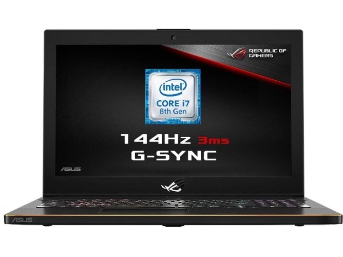 Portátil Gaming 15.6'' ASUS Rog Zephyrus M GM501GS-EI003T (i7, RAM: 16 GB, Disco duro: 1 TB HDD + 256 GB SSD)