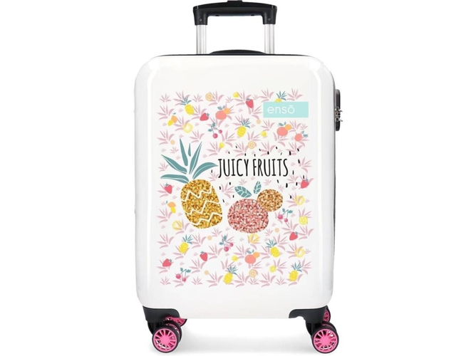 Maleta de Cabina ENSO Juicy Fruits Multicolor (38x55x20cm - 34 L)