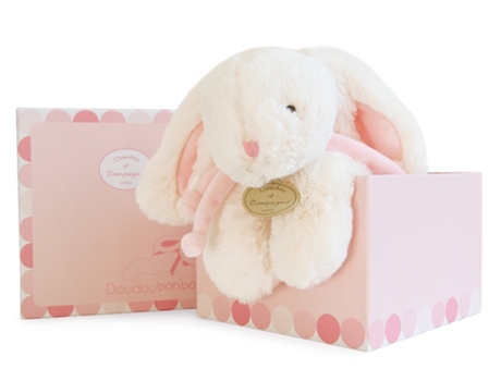 Peluche DOUDOU ET COMPAGNIE (Tejido - Rosa - 30 x 26 x 9 cm)