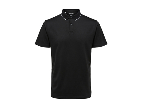 Polo de Hombre SELECTED Slhleroy Coolmax Talla Negro (2XL)