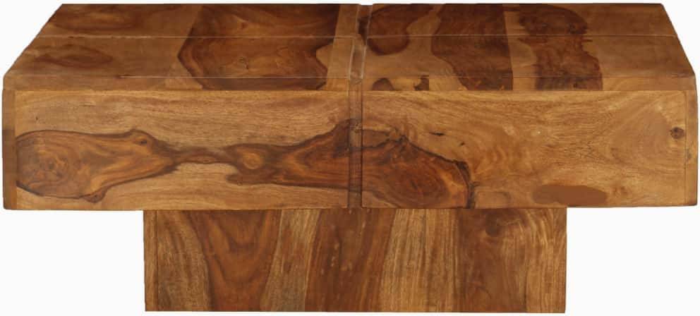 Mesa de Centro ART PLANET Madera Maciza (80x80x30cm)