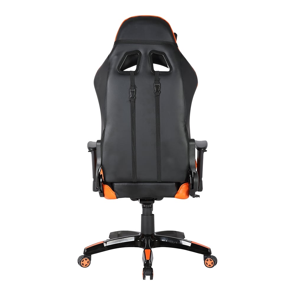 Silla Gaming WOXTER Stinger Station (Hasta 150 kg - Elevador a Gas Clase 4 - Negro y Naranja)