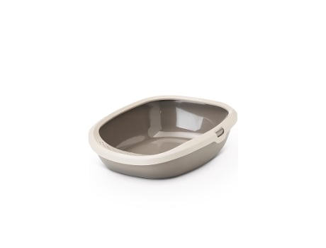 Caja de Arena para Gatos SAVIC Gizmo Happy Planet (Gris - Talla: Grande)