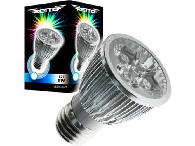 Bombilla LED RETTO E27 5W 220V 480 Lumens