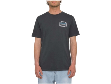 Camiseta de Hombre VOLCOM Corta Saxy Negro (S)