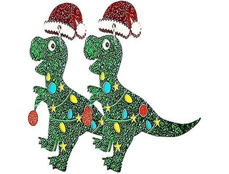 Damas Pendientes navideños Pendientes de dinosaurios Adornos de Navidad de niñas Regalos