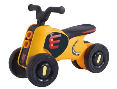 Ride-On CHIPOLINO Moto con Luz y Música Amarillo (Edad Mínima Recomendada: 18 meses)