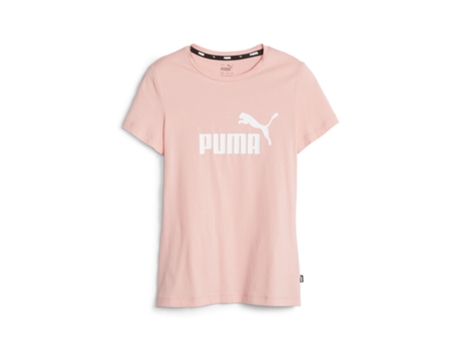 Camiseta de Niña PUMA Ess Logo Naranja (3/4 años)