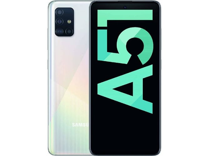 Smartphone SAMSUNG A51 (6.5'' - 4 GB - 128 GB - Blanco)