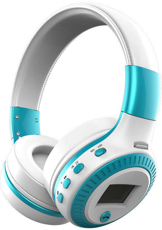 Auriculares Bluetooth ZEALOT B19 (Over Ear - Micrófono - Noise Cancelling  - Azul)