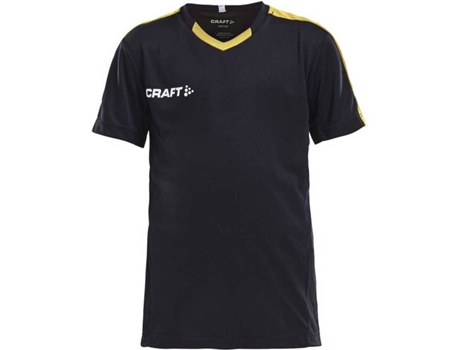 Camiseta de Hombre para Fútbol CRAFT Progress Contrast Amarillo (10/12 Años)