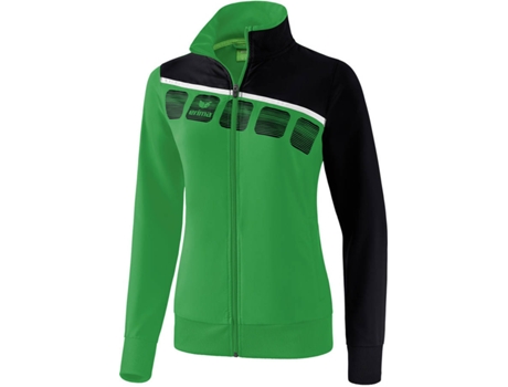 Chaqueta de Presentación Mujer ERIMA 5-C (Verde, Negro y Blanco - 40)