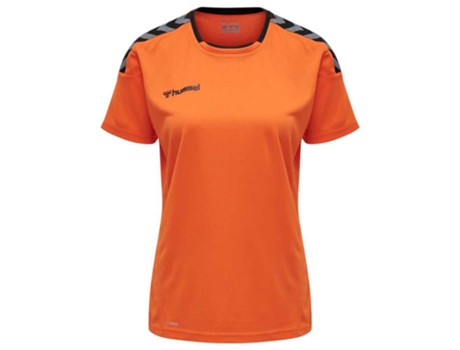 Camiseta de Mujer para Fútbol HUMMEL Authentic Poly Naranja (S)