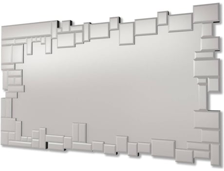 Espejo de Pared DEKOARTE Rectangular (Plateado - 120x70cm)